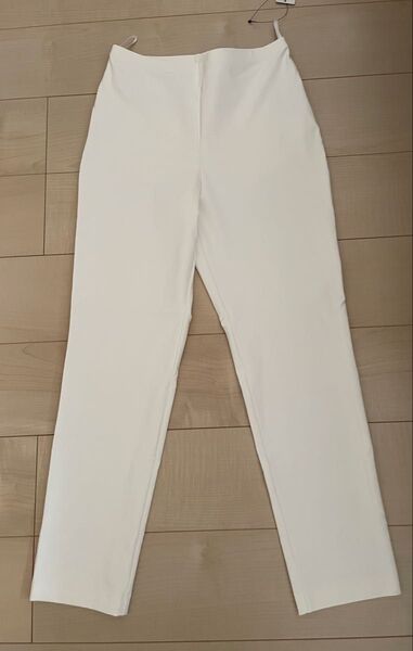 【P2有木】 パンツ 白 L 股下68cm