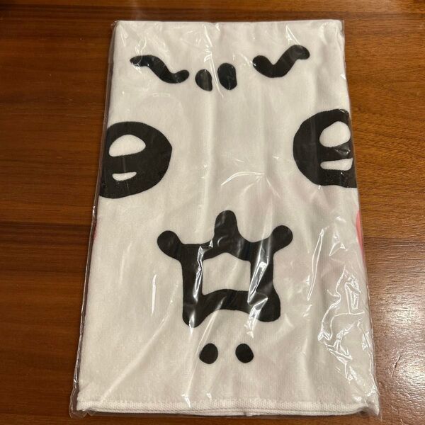 ちいかわ 販促フェイスタオル (ちいかわ汗) ノベルティ わくわくゆうえんち