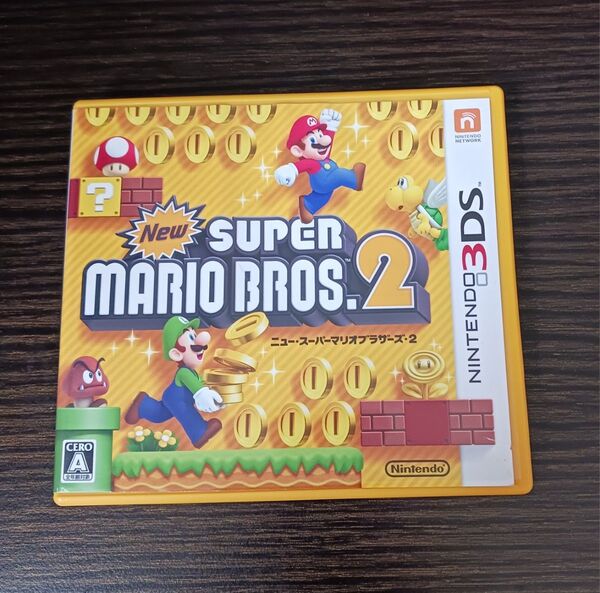 【動作確認済】Newスーパーマリオブラザーズ2 3DS Nintendo 任天堂 3DSソフト
