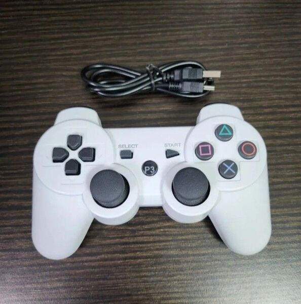 【未使用品】PS3 コントローラー 互換品 プレステ3 PlayStation3 ホワイト