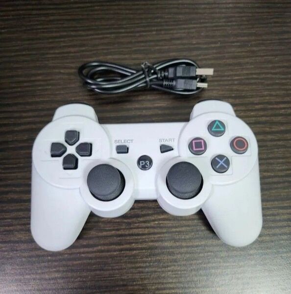 【未使用品】PS3 コントローラー 互換品 プレステ3 PlayStation3 ホワイト