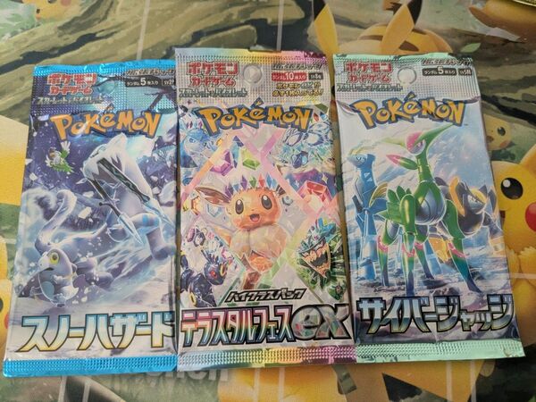 ポケモンカードゲーム テラスタルフェスex サイバージャッジ スノーハザード ④