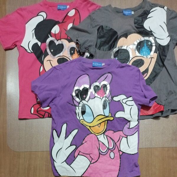 ディズニーリゾート Tシャツ ミッキー ミニー デイジー 150