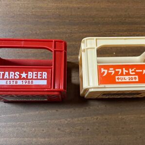 ミニチュア ビールケース 2点セット