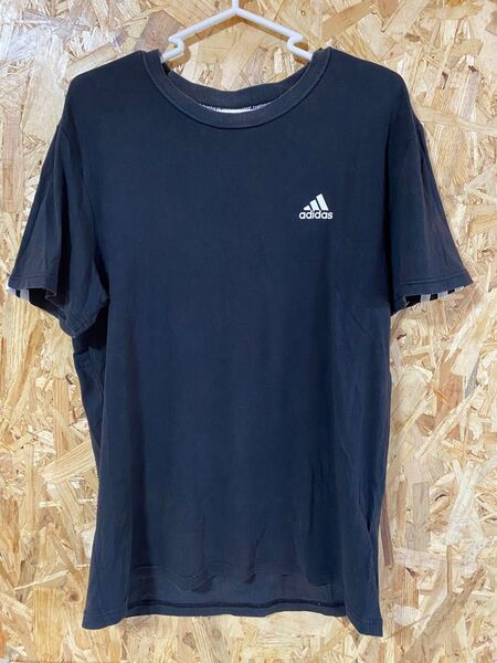 アディダス 半袖Tシャツ adidas ブラック 黒 レディース Lサイズ