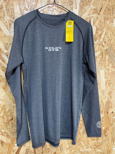 GOLD'S GYM ストレッチ ロングTシャツ メンズ L L