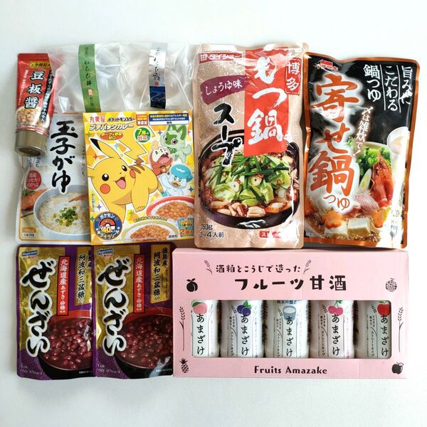 食品 食料品 まとめ売り 鍋つゆ 甘酒 備蓄