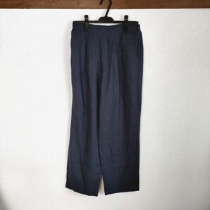 スクロール Scroll 麻混 テーパードパンツ 生協