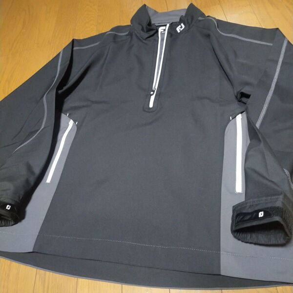 程度抜群 フットジョイ FOOT JOY half ZIP ウーブン 機能性 Golf Design ジャケット