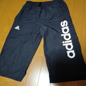 adidas 速乾快適 薄手 膝下丈 パンツ トレーニングウェア