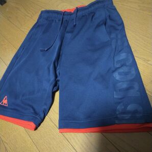 程度良好 ルコック (DESCENTE製) 機能性 ジャージ ハーフ パンツ