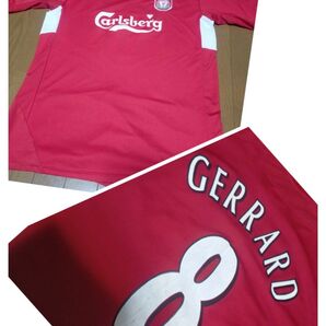 程度良好 イングランド プレミアリーグ Liverpool リバプール スティーブン・ジェラード レプリカシャツ ユニホーム