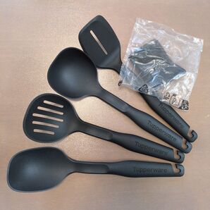 タッパーウエアコンパクトキッチンツール4本セット