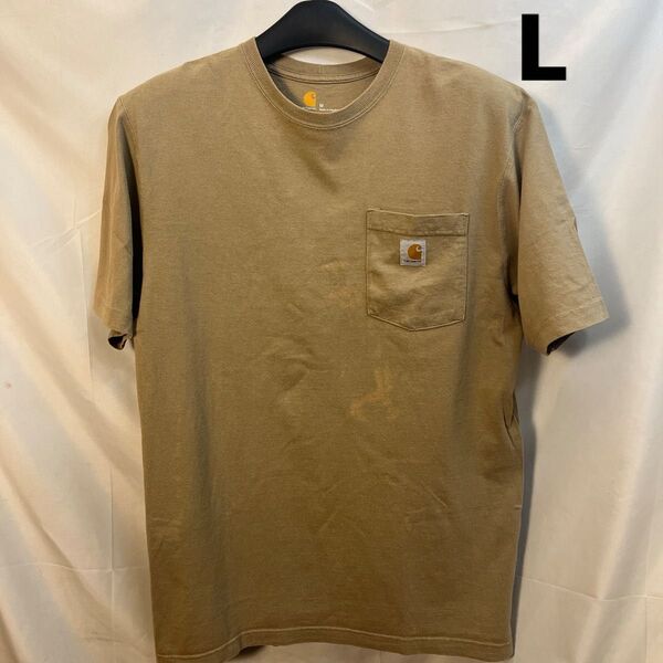 Carhartt ベージュ Tシャツ M ルーズフィット訳あり