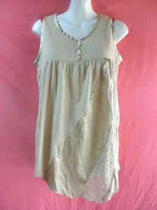 USED DREA MYMINX tunic size M beige group 