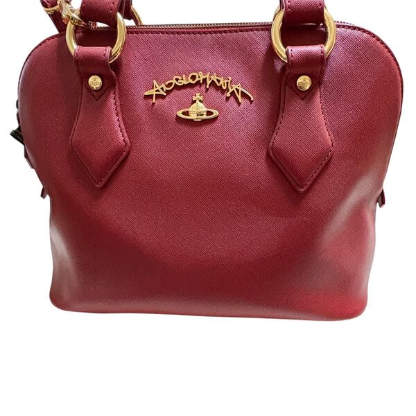 Vivienne Westwood ハンドバッグ レッド レザー