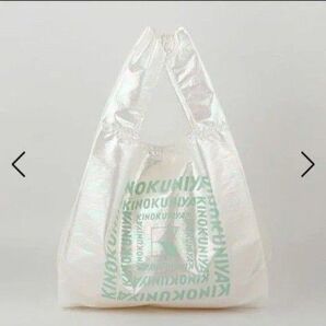 紀ノ国屋 シャイニーバッグ ミントグリーン エコバッグ トートバッグ