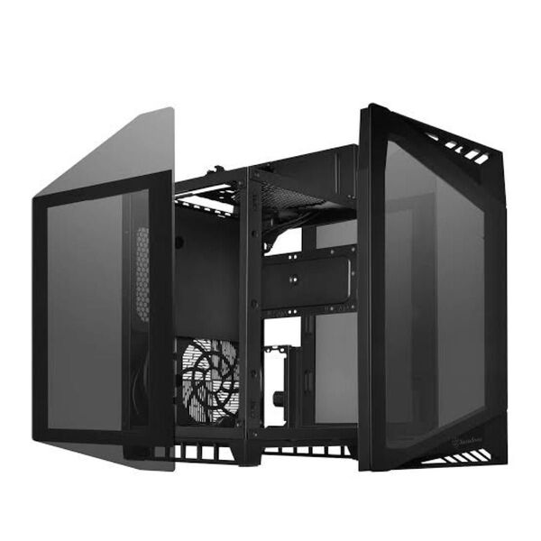 【仮組のみ】itx SXF PCケース 換気パネル ケースファン 付