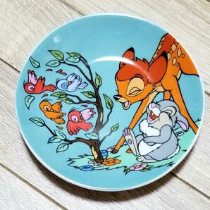 新品 バンビととんすけ 小皿 ディズニー プレート さら インテリア 送料込み