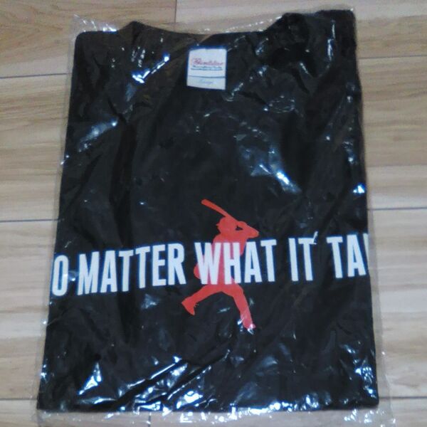 青木宣親/NO MATTER WHAT IT TAKES/Tシャツ/黒/ブラック/Lサイズ/非売品◆東京ヤクルトスワローズ