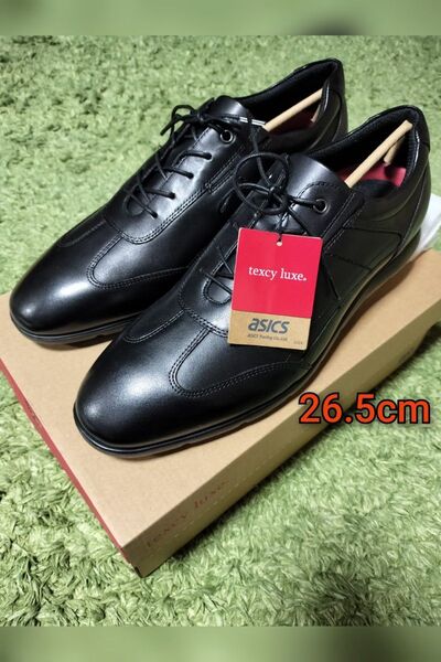 新品未使用 asics texcy luxe TU-7776ビジネスシューズ