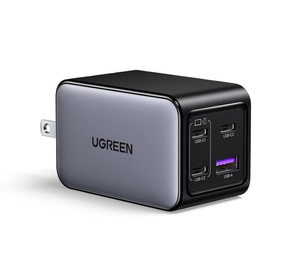 UGREEN Nexode 65W 急速 充電器【4ポート】USB-C×3+USB-A×1