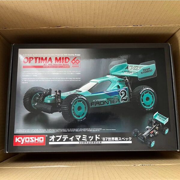 1/10 EP 4WD レーシングバギー オプティマミッド '87世界戦スペック 60周年記念限定仕様 30643