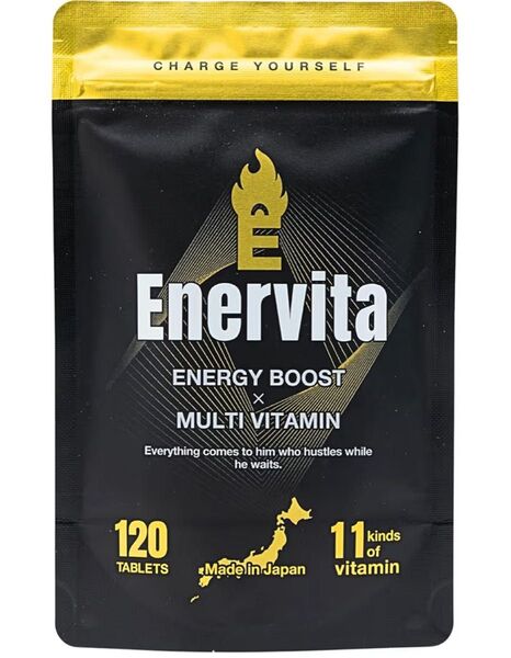 亜鉛 マカ マルチビタミン サプリ 栄養機能食品 120粒 ミネラル 疲労回復 【EnerVita】 ナチュラル成分16種