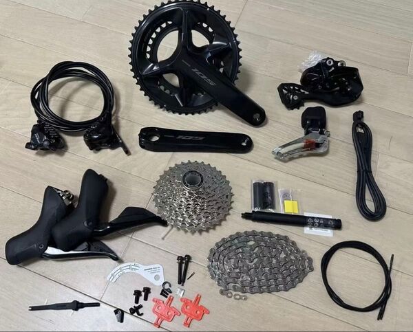 SHIMANO シマノ R7170シリーズ 105 2x12s 電動Di2 油圧ディスクブレーキ グループセット170/165