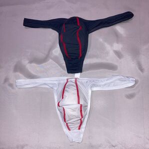 アイスシルク素材 メンズTバック 2点セット size 表記S 実寸 日本サイズ(L)相当
