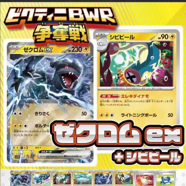 構築済みデッキ ポケモンカードゲーム ジムバトル シティリーグ 優勝デッキ ゼクロムexデッキ ビクティニ争奪戦 シールド戦