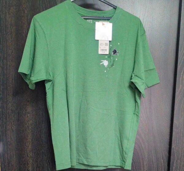 THE WORLD OF CLAMP ×UNIQLO コラボ Tシャツ ツバサ クロニクル グリーン クランプ