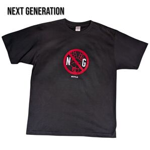【3連休限定セール】【限定品】NGロゴTシャツ◎NEXT GENERATION 黒 ストリート