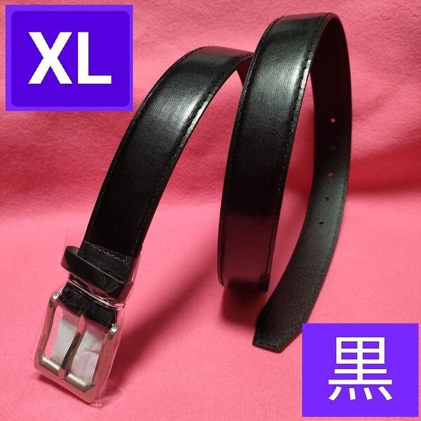 現品限り【本日限定値下げ】2778→699ビジネス&カジュアルベルト黒XLサイズ
