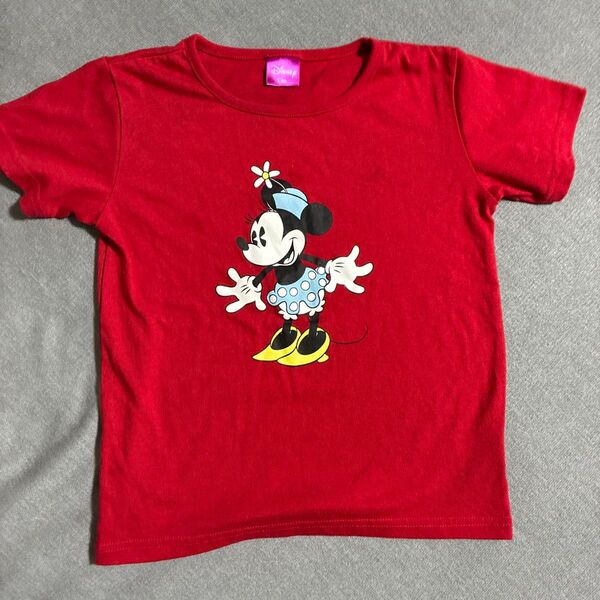 Disney ミニーマウス Tシャツ レッド