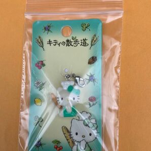 ★激レア★未使用品★キティの散歩道 ファスナーマスコット 根付け★フランスパン ご当地キティ ハローキティ★パン屋 コック 希少