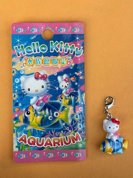 ★レア★水族館限定 AQUARIUM 熱帯魚 ファスナーマスコット 根付★ご当地キティ ハローキティ ストラップ★2007年 希少