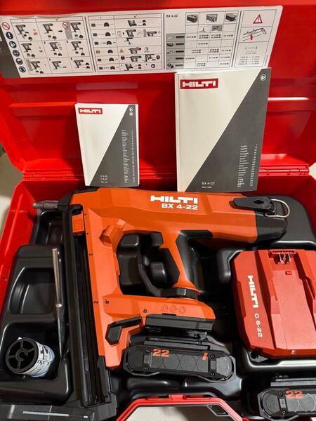 HILTI BX-4-22 M30L IF バッテリー式コンクリートネイラー フルセット ■未使用品