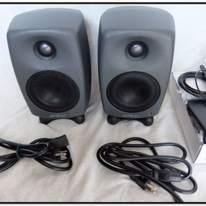 ■■美品■■GENELEC ジェネレック 8320APM ASM GLM Studio モニタースピーカー 音響補正バンドル