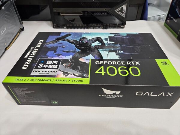 GALAKURO GeForce RTX 4060 8G シングルファンモデル 正常動作品