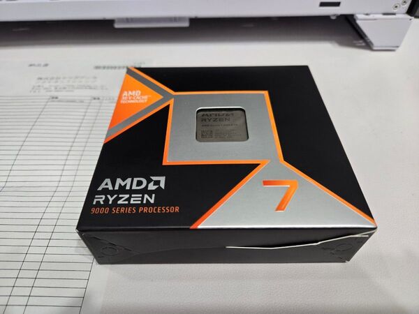 国内正規品 新品未開封 RYZEN7 9800X3D BOX ツクモネットショップ納品書付属品