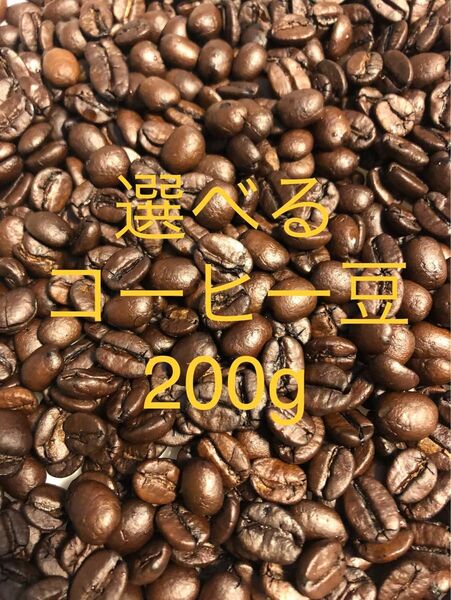 自家焙煎 選べる コーヒー豆 合計200g 深煎りは不可