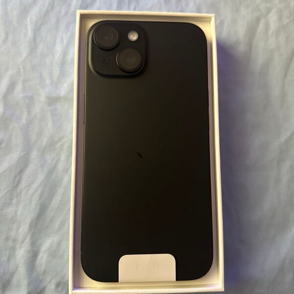 【箱傷み】iPhone15 A3089 (MTMH3J/A) 128GB ブラック【mineo版 SIMフリー】