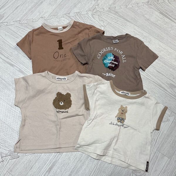 ベビー服 Tシャツ 4枚セット バースデイ 80サイズ
