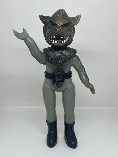 オオカミ男 当時物 旧バンダイ ソフビ 仮面ライダー