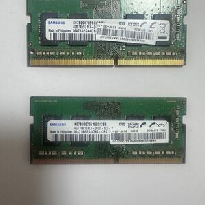 8GB SAMSUNG 4GB メモリ PC4-2400T 4GBx2枚=8GB