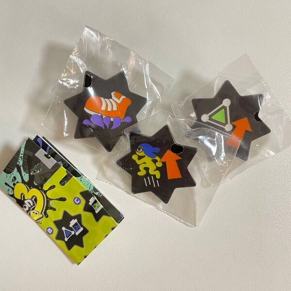 スプラトゥーン3 ギアパワーのかけら ピンバッジ 3点