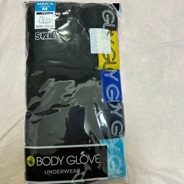 M メンズ 5枚 ボクサーパンツ BODYGLOVE ボクサーパンツ 5枚組 Mサイズ 前開き