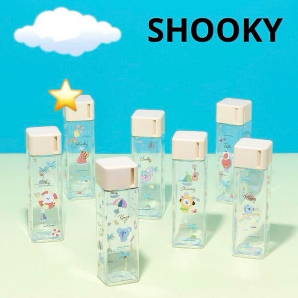 【BTS・BT21】SUMMER TIME クリアボトル(SHOOKY)