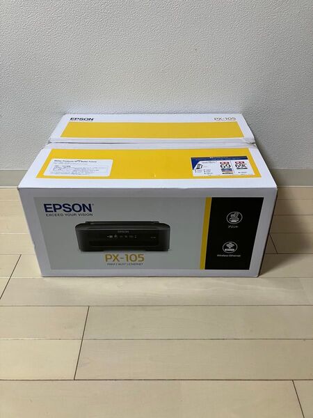 EPSON PX-105プリンタ 黒だけ印刷可能